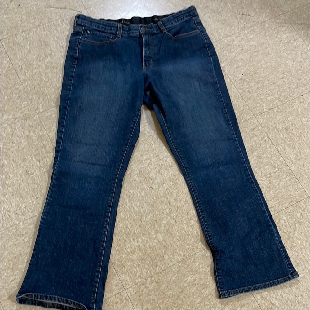 Lee Women's Flare Jeans in Dark Blue